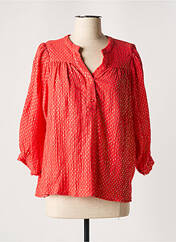 Blouse rouge VINTAGE LOVE pour femme seconde vue
