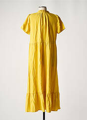 Robe longue jaune VINTAGE LOVE pour femme seconde vue