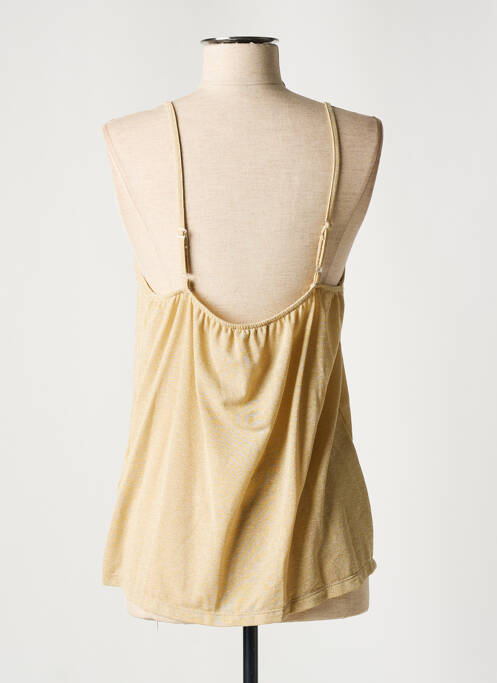 Top stretch fines bretelles beige PAKO LITTO femme