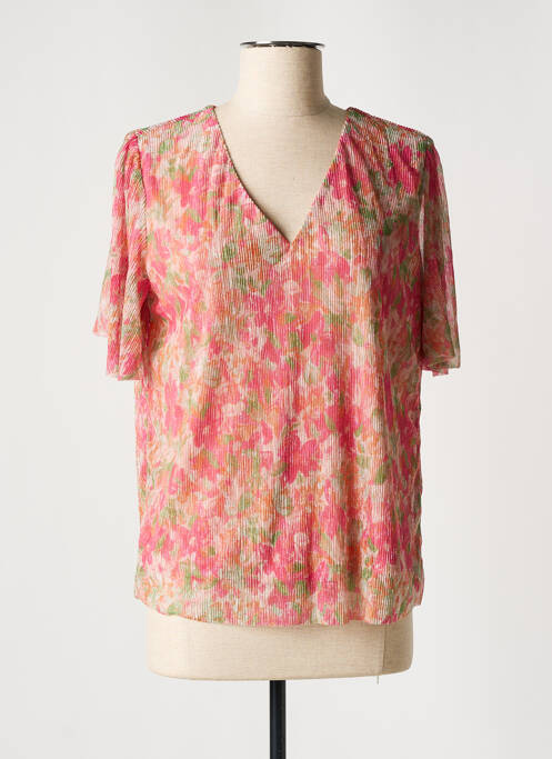 Blouse rose GRACE & MILA pour femme