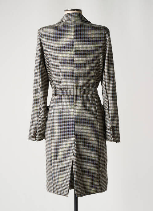 Manteau long bleu PAKO LITTO pour femme