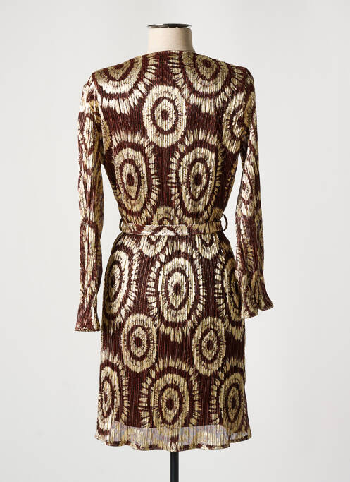 Robe courte beige RUE DES ABBESSES pour femme