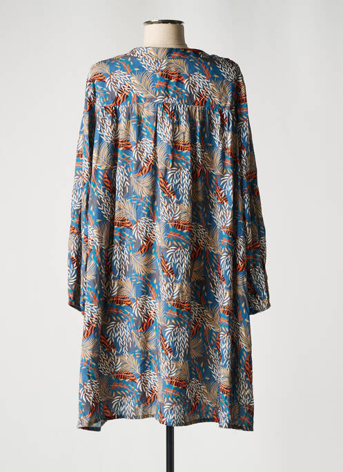 Robe courte bleu PAKO LITTO pour femme