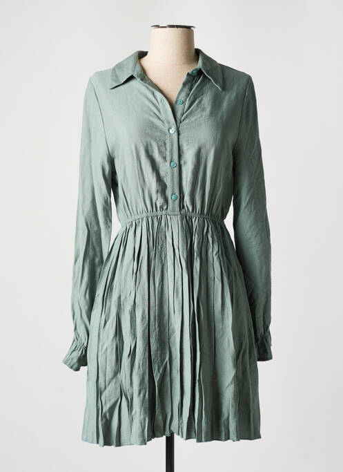 Robe courte vert RUE DES ABBESSES pour femme