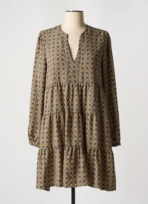 Robe courte vert VINTAGE LOVE pour femme