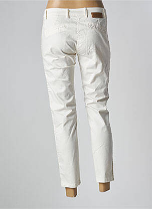 Pantalon chino broderie galons latéraux taille basse beige PAKO LITTO femme