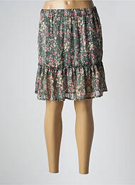 Jupe courte doublure vert LES PETITES FLEURS femme
