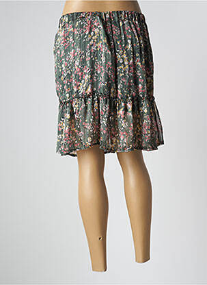 Jupe courte doublure vert LES PETITES FLEURS femme