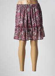 Jupe courte doublure violet LES PETITES FLEURS femme