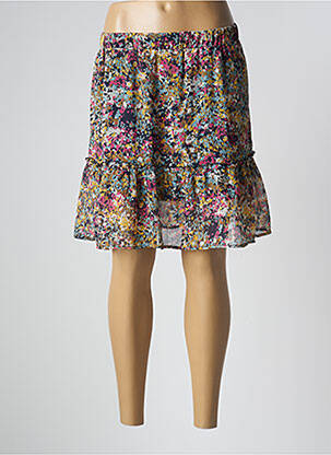 Jupe courte doublure bleu LES PETITES FLEURS femme