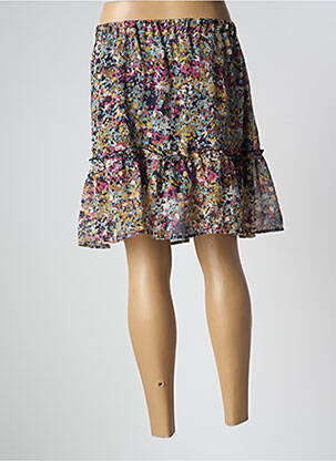 Jupe courte doublure bleu LES PETITES FLEURS femme