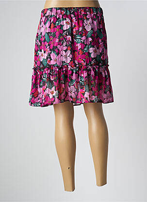 Jupe courte doublure rose LES PETITES FLEURS femme