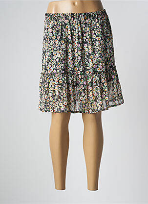 Jupe courte doublure noir LES PETITES FLEURS femme