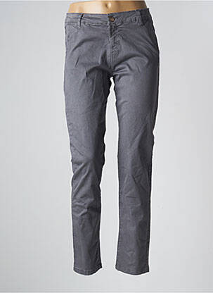 Pantalon chino gris PAKO LITTO pour femme