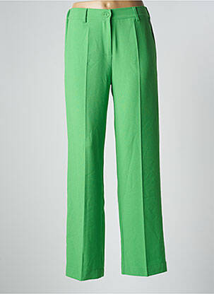 Pantalon droit vert PAKO LITTO pour femme