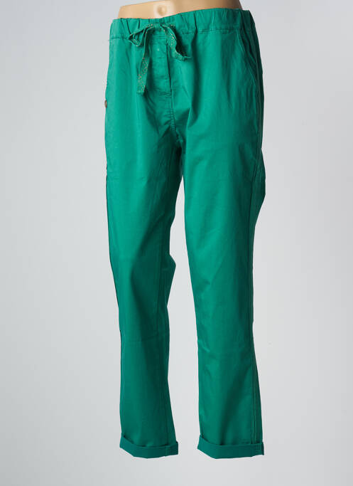 Pantalon chino vert PAKO LITTO pour femme