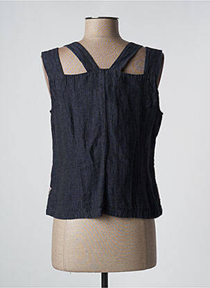 Top stretch sans manche bleu AVENTURES DES TOILES femme