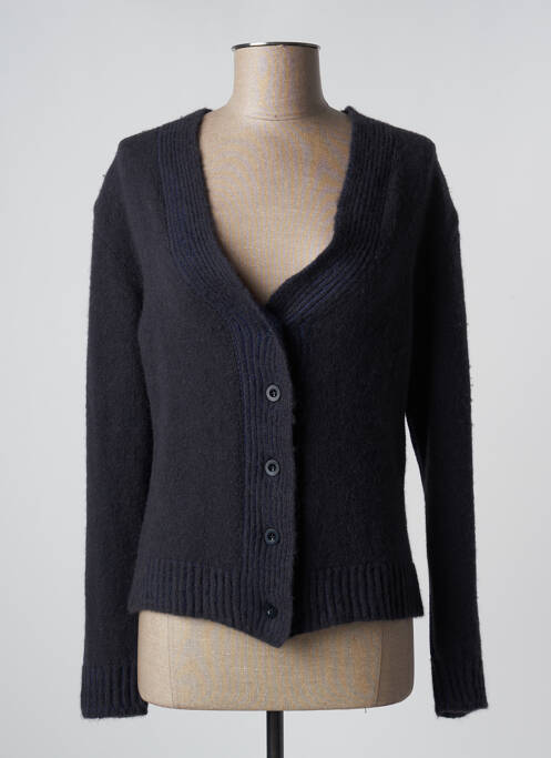 Gilet manches longues bleu LUNATISME pour femme