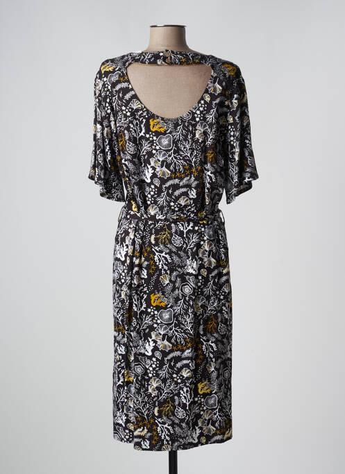 Robe mi-longue noir LOLA ESPELETA pour femme