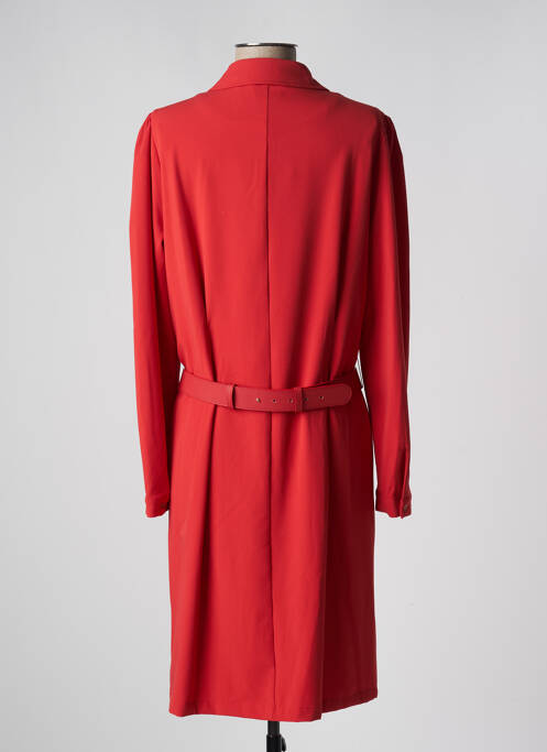 Robe mi-longue rouge K-DESIGN pour femme