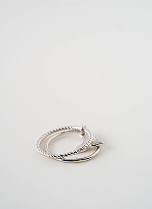 Bague matériaux argent argent TATA GISELE femme