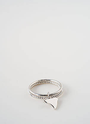 Bague matériaux argent argent TATA GISELE femme