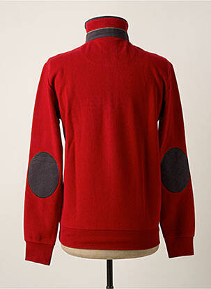 Sweat-shirt tissage jersey manches longues rouge MASSIMO BONI homme