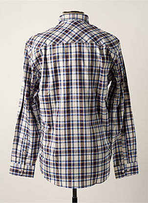 Chemise manches longues manches longues bleu DELAHAYE homme