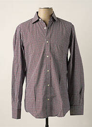 Chemise manches longues imprimé fantaisie rouge BELLONI homme