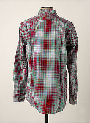 Chemise manches longues imprimé fantaisie rouge BELLONI homme