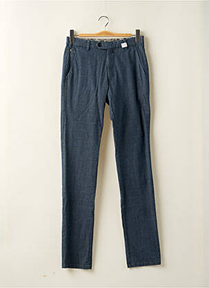 Pantalon chino stretch taille normale bleu MEYER homme