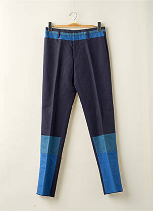 Pantalon chino tissage chiné taille normale bleu KENZO homme