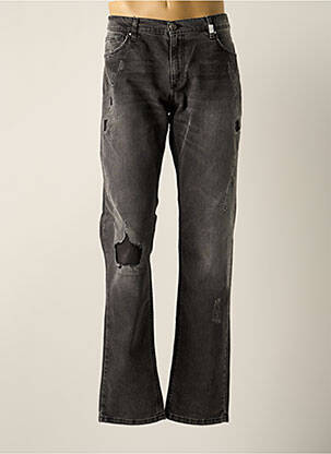 Jeans coupe slim gris VERSACE JEANS COUTURE pour homme
