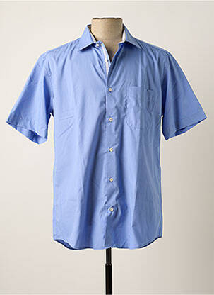 Chemise manches courtes bleu BELLONI pour homme