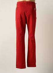 Pantalon chino rouge BRUNO SAINT HILAIRE pour homme seconde vue