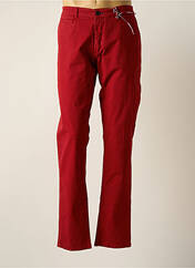 Pantalon chino rouge DELAHAYE pour homme seconde vue