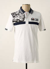 Polo blanc DELAHAYE pour homme seconde vue