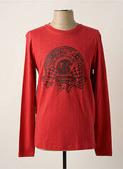 T-shirt rouge DELAHAYE pour homme seconde vue