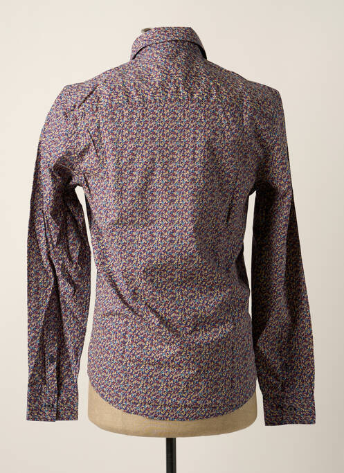 Chemise manches longues manches longues bleu HARRIS WILSON homme