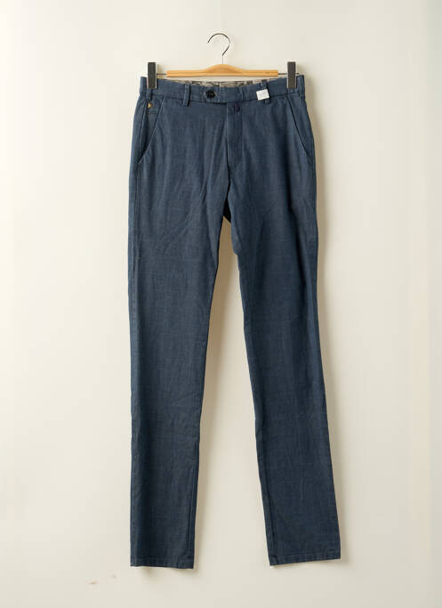 Pantalon chino stretch taille normale bleu MEYER homme