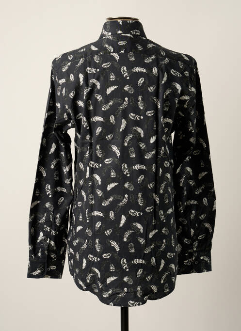 Chemise manches longues noir R2 AMSTERDAM pour homme