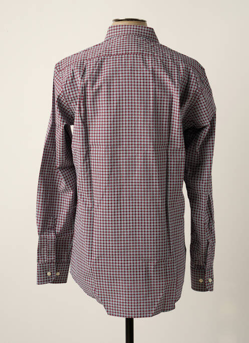 Chemise manches longues rouge BELLONI pour homme