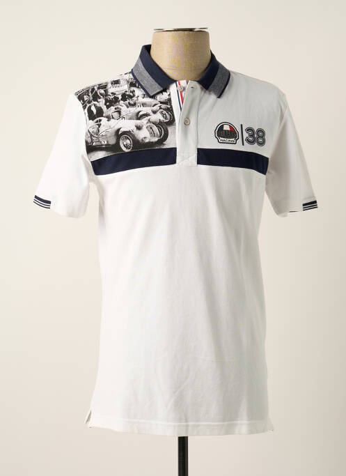 Polo blanc DELAHAYE pour homme