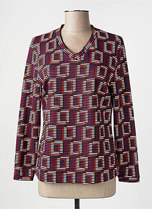 T-shirt manches longues manches longues violet MERI & ESCA femme