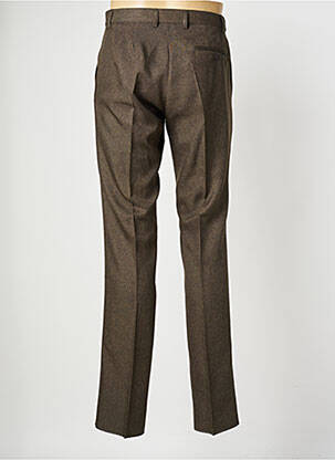 Pantalon droit tissage chiné taille normale vert PIERRE D'ARLANC homme