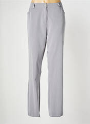 Pantalon droit gris PLURIELLES pour femme seconde vue