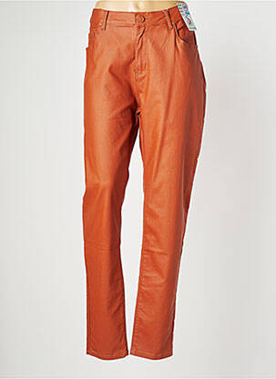 Pantalon slim orange S.QUISE pour femme