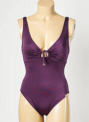 Maillot de bain 1 pièce violet WATERCULT pour femme seconde vue