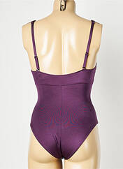 Maillot de bain 1 pièce violet WATERCULT pour femme seconde vue