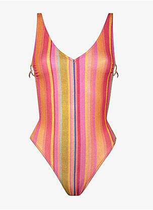 Maillot de bain 1 pièce stretch rose WATERCULT femme